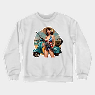 Scooter Girl Crewneck Sweatshirt